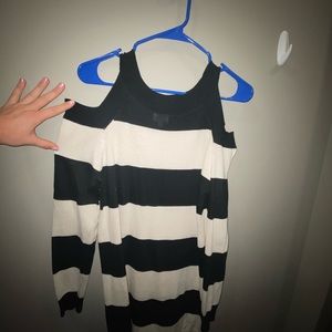 Striped Sweater Dress